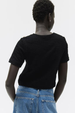 Top corto en boucle - H&m фото 4