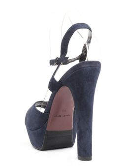 06-87U BLUE Туфли женские (натуральная замша) - Фабричный китай фото 7