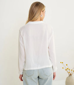 Рубашка #КТ9025 (3), белый - Dommod фото 3