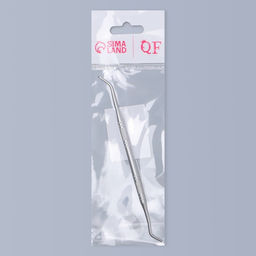 Кюретка двусторонняя, 13.5 см, цвет серебристый