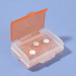 Цена за 2 шт. Таблетница «Комбо», 9×7×3.5 см, 7 секций, цвет МИКС