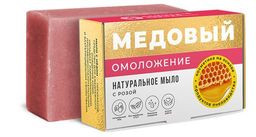 Медовое мыло Омоложение с розой - Крымский лекарь фото 2