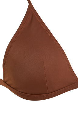 Kahverengi Ucgen Kapl? Bikini Ustu TBESS20BU0268