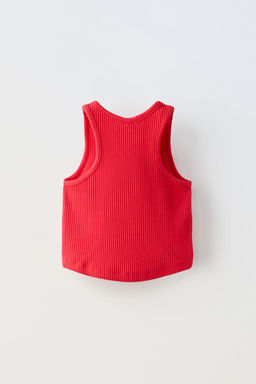 RIBBED RACERBACK TOP - Zara фото 4