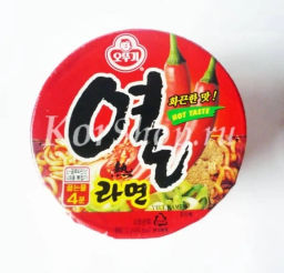 Лапша острая Ёль (Yeol) рамён (чашка) Оттоги/Ottogi, Корея, 105 г Акция