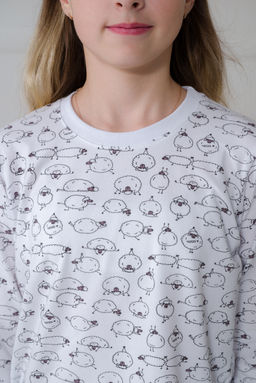 Пижама детская из кулирки пенье на манжетах Дрёма овечки - Амадэль фото 24