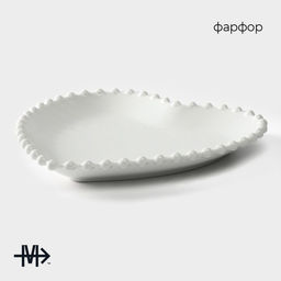 Тарелка Magistro «Сердце», 30×3.5 см, фарфор, белая