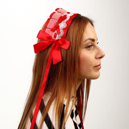 Карнавальная повязка Лолита цвет красный - Simaland фото 6