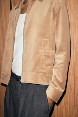 Cazadora de terciopelo Regular Fit - H&m фото 3