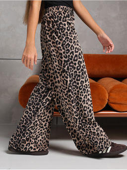 Брюки Велюр Леопард Бежевый Девочка - София фото 6