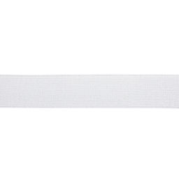 Лента эластичная 25 мм  1 мм 9с768 Б башмачная 20 м тканая белый