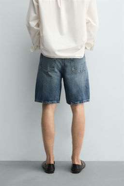 BERMUDA DENIM STRAIGHT FIT / Azul - Zara фото 3