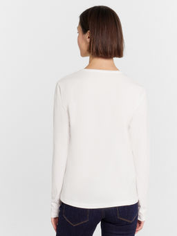 Лонгслив женский белый белый 122937 - Mark formelle фото 4