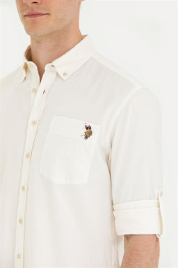 U. S. Polo Assn / Мужская рубашка с длинным рукавом Stone - U.s. polo assn фото 13