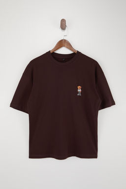 TRENDYOL MAN Siyah Unisex Regular/Normal Kesim Ay?c?k Bask?l? %100 Pamuklu T-Shirt TMNSS25TS00161 - Trendyolmilla фото 47