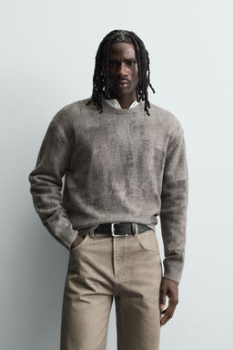 BRUSHED PRINTED JUMPER