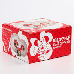 Набор посуды, 3 предмета: тарелка 16,5 см, миска 14 см, кружка 250 мл, Минни, Минни Маус - Disney фото 2