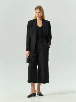 ЕМКА / Брюки-кюлоты из жатой ткани