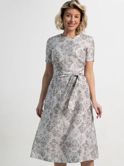 Платье Парижанка (серое) П15116-10М - Lt collection фото 8