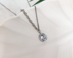 Кулон из стали на цепочке