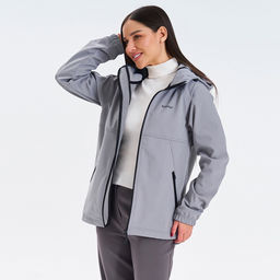 RODOS Ветровка softshell женская демисезон М-312 Бежевый фото 51