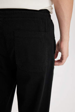 Брюки-джоггеры стандартного размера из габардина - Defacto фото 6