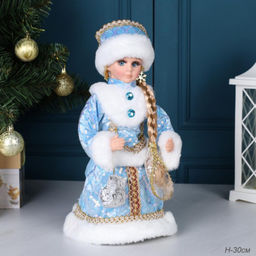 Фигурка Снегурочка 30 см +подарок / 23B12-12 /уп 36/ музыкальная - Галеонтрейд фото 7