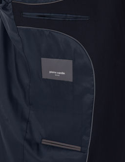 Lacivert Slim Fit Tak_m Elbise