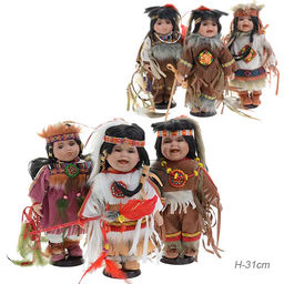 Сувенир коллекционный Индейцы 30 см / ZD1200 /уп 36/ - Галеонтрейд фото 4