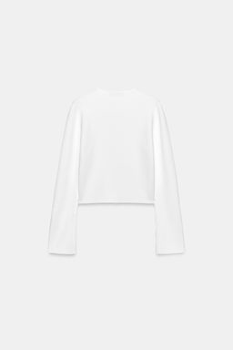 CHAQUETA PUNTO CREMALLERAS / Blanco - Zara фото 5