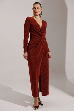 Платье Мода Юрс 25-2879 красный новый