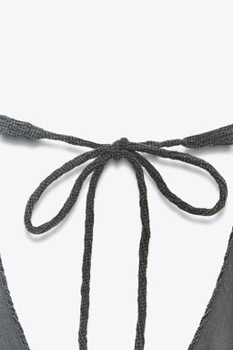 TEXTURED WAISTCOAT TOP - Zara фото 6