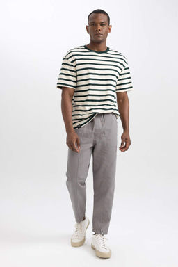 Габардиновые брюки прямого кроя Relax Fit - Defacto фото 5