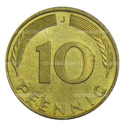 10 пфеннигов 1987 года J Германия