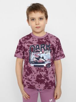 CRB wear/CSKB 63464-44-353 Футболка для мальчика,фиолетовый/Ex.Cherubino