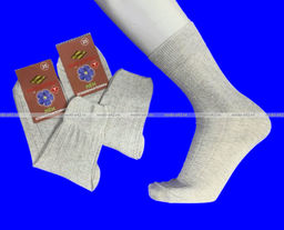 Цена за 10 пар. "Линия здоровья" носки МУЖСКИЕ медицинские ЛЕН с ослабленной резинкой