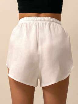 Шорты женские Лён-1 Белый - Modamica фото 5