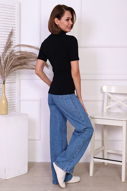 Водолазка женская, рибана с лайкрой (00837, черный) - Плиона фото 11