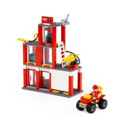 Конструктор Классик Город. Пожарная часть-1.3 (188 элементов) (в коробке) - Полесье фото 2