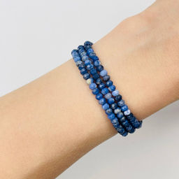 Бусины для украшений из Содалита (140 бусин)