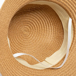 Шляпа для девочки MINAKU «Зайка», коричневая, размер 52 (3-5 лет)