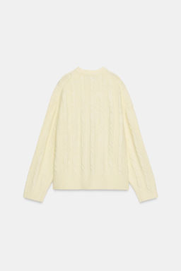 SOFT CABLE KNIT JUMPER - Zara фото 7