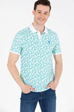 U. S. Polo Assn Мужская мятная футболка-поло - U.s. polo assn фото 9