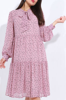 Многоярусное платье с бантом - Dstrend фото 11