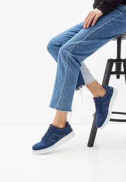 Кроссовки KELME Retro Basket Jeans Dark Blue