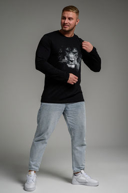 8514/1 Футболка с длинным рукавом мужская