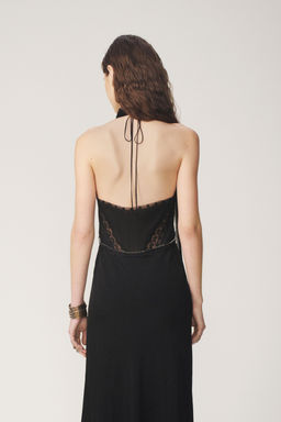 VESTIDO LENCERO - THE ITEM / Negro - Zara фото 2