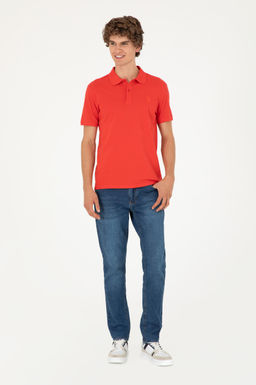 Мужская красная базовая футболка Неожиданная скидка в корзине - U.s. polo assn фото 4