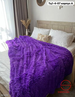 Плед пушистый покрывало евро