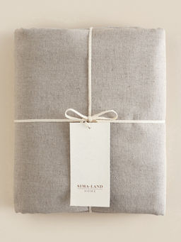Простыня SL Home Linen collection 235*240 см , цв.бежевый, лён30%/хлопок70% - Sima-land home фото 4